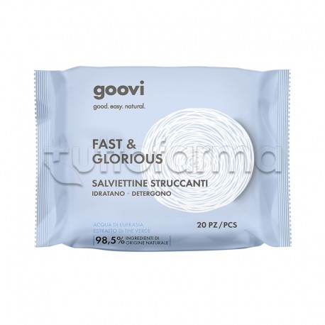 Goovi Fast And Glorious Salviettine Struccanti 20 Pezzi Goovi Fast And Glorious Salviettine Struccanti 20 Pezzi