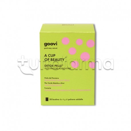 Goovi A Cup Of Beauty Integratore Detox Pelle 20 Bustine Goovi A Cup Of Beauty Integratore Detox Pelle 20 Bustine