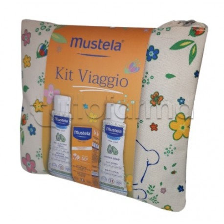 Mustela Kit da Viaggio con Solare, Latte Corpo e Gel Doccia 100ml + 40ml Mustela Kit da Viaggio con Solare, Latte Corpo e Gel Doccia 100ml + 40ml