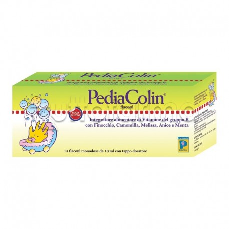 Pediacolin Integratore per Meteorismo dei Bambini 14 Flaconcini Pediacolin Integratore per Meteorismo dei Bambini 14 Flaconcini