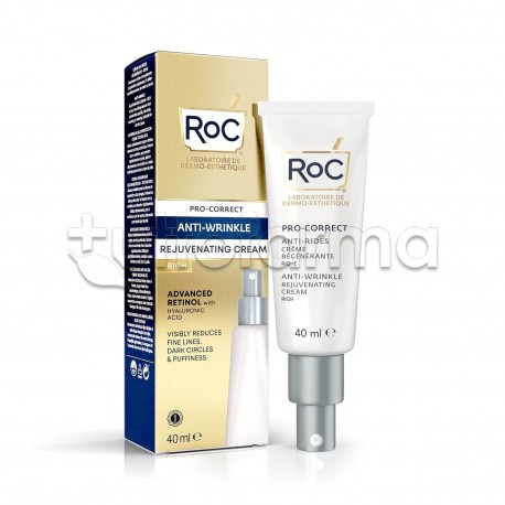 RoC Retinol Correxion Pro-Correct Crema Viso Anti Rughe 40ml