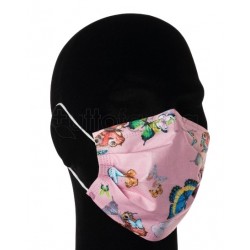 Mascherina Chirurgica per Adulti a Triplo Strato Farfalle Rosa- Confezione 10 Pezzi - 40 Centesimi a Mascherina Mascherina Chirurgica per Adulti a Triplo Strato Farfalle Rosa- Confezione 10 Pezzi - 40 Centesimi a Mascherina