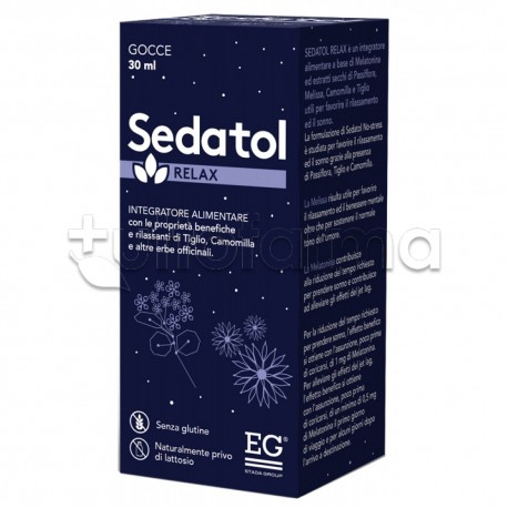 Sedatol Relax Integratore per Rilassamento e Sonno 30ml Sedatol Relax Integratore per Rilassamento e Sonno 30ml