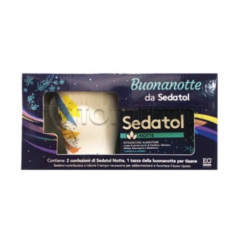 Sedatol Buonaotte Confezione Promo 2 Sedatol Notte + 1 Tazza in Omaggio Sedatol Buonaotte Confezione Promo 2 Sedatol Notte + 1 Tazza in Omaggio