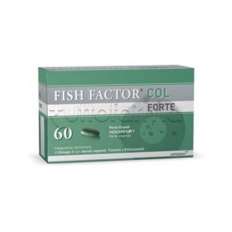 Fish Factor Col Forte Integratore per il Colesterolo 60 Perle Fish Factor Col Forte Integratore per il Colesterolo 60 Perle