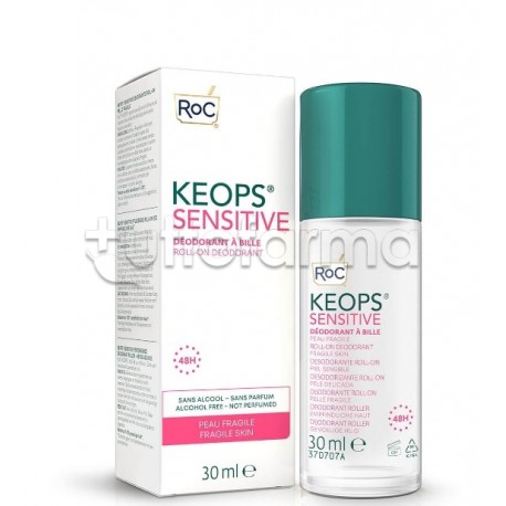 Roc Keops Deodorante Roll-On Pelle Fragile 30ml