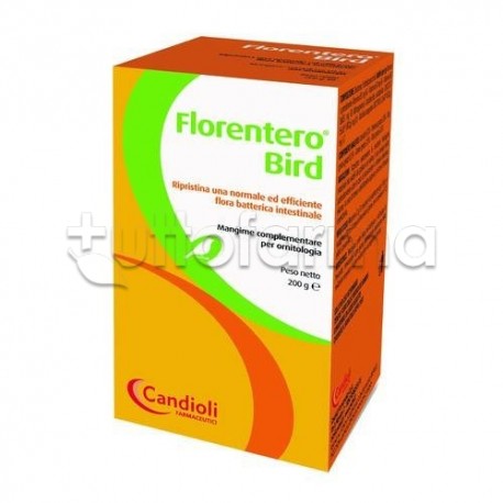 Florentero Bird Veterinario per Problemi Intestinali degli Uccelli 200g Florentero Bird Veterinario per Problemi Intestinali degli Uccelli 200g