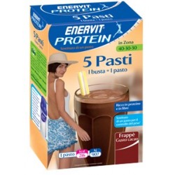 Enervit Protein Frappè Cioccolato 5 Buste 35,5 Gr Enervit Protein Frappè Cioccolato 5 Buste 35,5 Gr