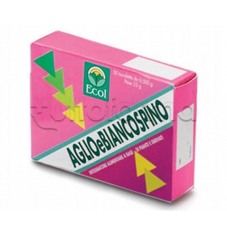 confezione Aglio e Biancospino Integratore per Benessere Cardiovascolare 50 Tavolette confezione Aglio e Biancospino Integratore per Benessere Cardiovascolare 50 Tavolette