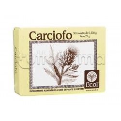 confezione Carciofo Integratore per Benessere del Fegato 50 Tavolette