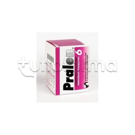 Pralen Farmaco Veterinario per Infestazioni Parassitarie di Cani e Gatti 6 Compresse Masticabili Pralen Farmaco Veterinario per Infestazioni Parassitarie di Cani e Gatti 6 Compresse Masticabili