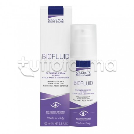 Biofluid Crema Detergente Senza Risciacquo Viso 100ml Biofluid Crema Detergente Senza Risciacquo Viso 100ml