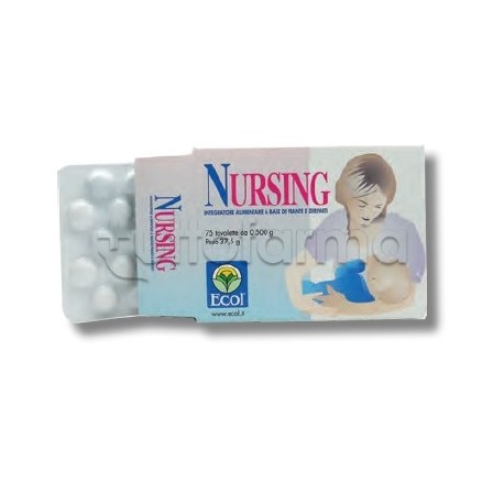 Nursing Integratore per Mancanza di Latte Materno 75 Tavolette