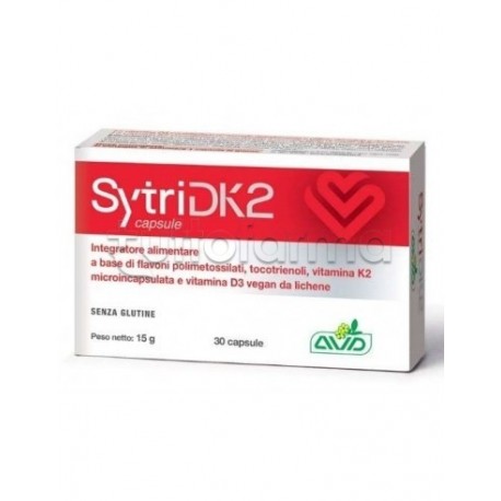 Confezione di Sytri DK2 Integratore Vitaminico 30 Capsule