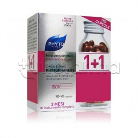 Lierac Phytophanere Integratore per Capelli e Unghie 90 Capsule + 1 Confezione Omaggio Lierac Phytophanere Integratore per Capelli e Unghie 90 Capsule + 1 Confezione Omaggio
