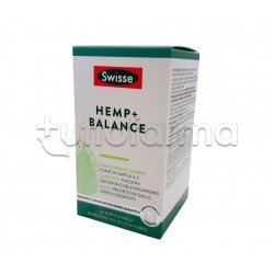 Swisse Hemp+ Balance Integratore Digestivo con Olio di Semi di Canapa 60 Capsule Molli