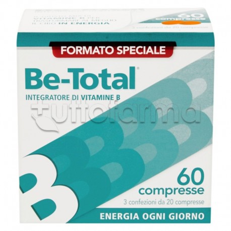 Be-total Plus Integratore Vitaminico Formato Convenienza 60 Compresse