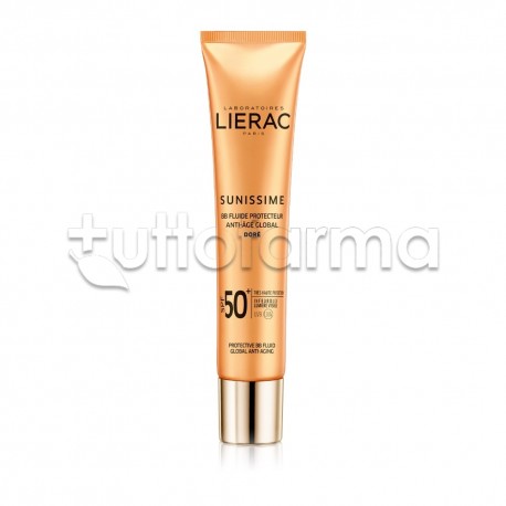 Lierac Sunissime BB Cream Solare Viso Protettiva Energizzante Anti-Età SPF50+ 40ml