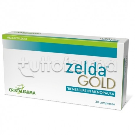 Cristalfarma Zelda Gold per Benessere in Menopausa 30 Compresse