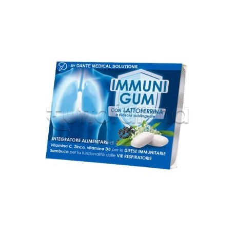 Immuni Gum Integratore per Difese Immunitarie 9 Gomme Immuni Gum Integratore per Difese Immunitarie 9 Gomme