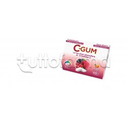 C-Gum Integratore con Vitamina C Gusto Frutti di Bosco 9 Gomme C-Gum Integratore con Vitamina C Gusto Frutti di Bosco 9 Gomme