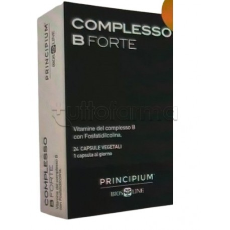 Bios Line Principium Complesso B Forte Integratore di Vitamine B 24 Capsule