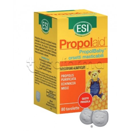 Esi Propolaid Orsetti Junior Integratore con Propoli 80 Orsetti Esi Propolaid Orsetti Junior Integratore con Propoli 80 Orsetti