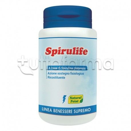 Natural Point Spirulife Bio Integratore Energetico 100 Capsule Natural Point Spirulife Bio Integratore Energetico 100 Capsule