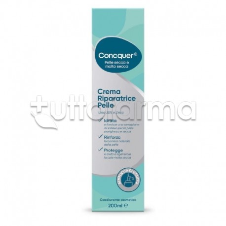 Concquer Crema Riparatrice Pelle per Pazienti Oncologici 200ml Concquer Crema Riparatrice Pelle per Pazienti Oncologici 200ml