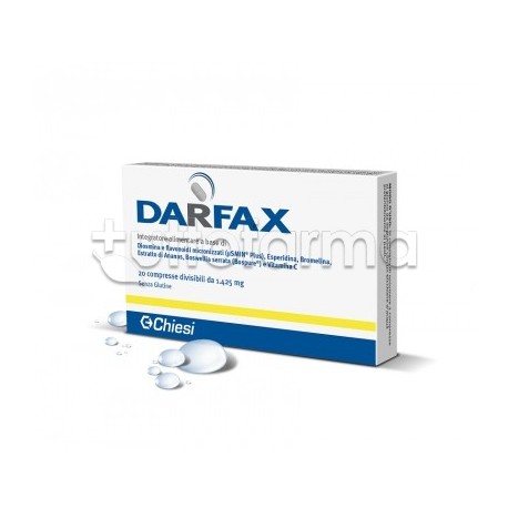 Darfax Integratore Alimentare per Drenare 20 Compresse Divisibili