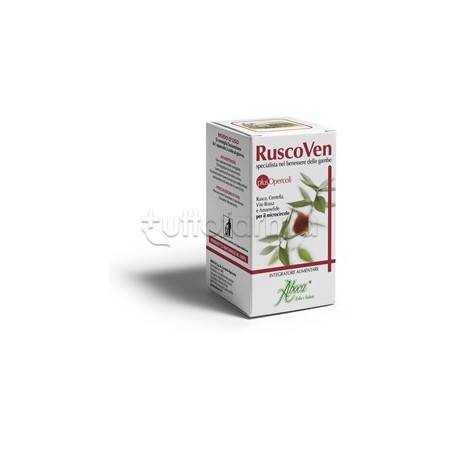 Aboca Ruscoven Plus Integratore per Microcircolo 50 Capsule da 500mg