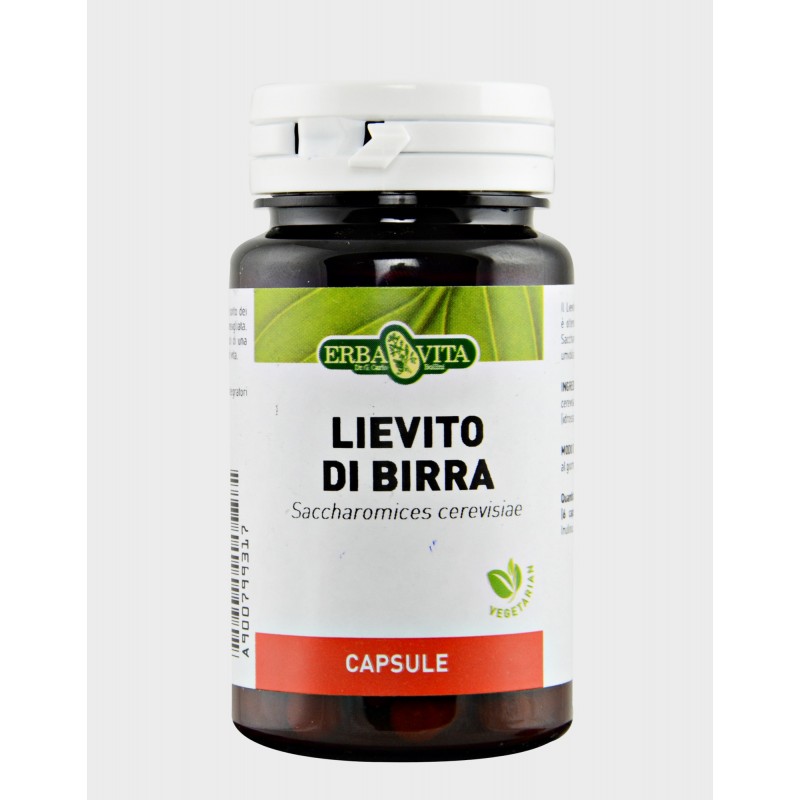 Erba Vita Lievito Di Birra Integratore Pelle Capelli Unghie 60 Capsule Erba Vita Lievito Di Birra Integratore Pelle Capelli Unghie 60 Capsule
