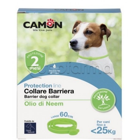 Camon Collare Barriera Antiparassitario Veterinario per Cani 60cm 1 Pezzo