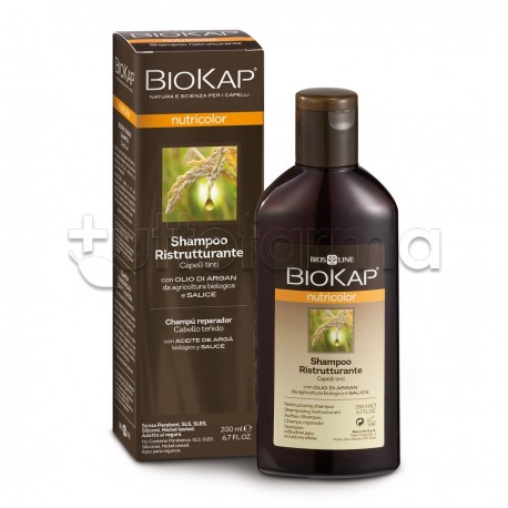 Bios Line Biokap Nutricolor Shampoo Ristrutturante Capelli Colorati 200ml Bios Line Biokap Nutricolor Shampoo Ristrutturante Capelli Colorati 200ml