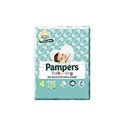 Pampers Baby Dry Maxi Pannolini per Bambini Taglia 4 (7-18Kg) 19 Pezzi
