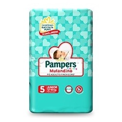 Pampers Baby Dry Mutandino Junior Pannolini per Bambini Taglia 5 (12-18Kg) 14 Pezzi