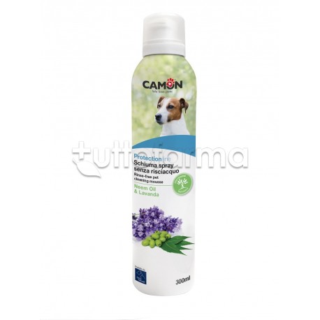 Camon Schiuma Spray Senza Risciacquo Veterinaria per Cani e Gatti 300ml