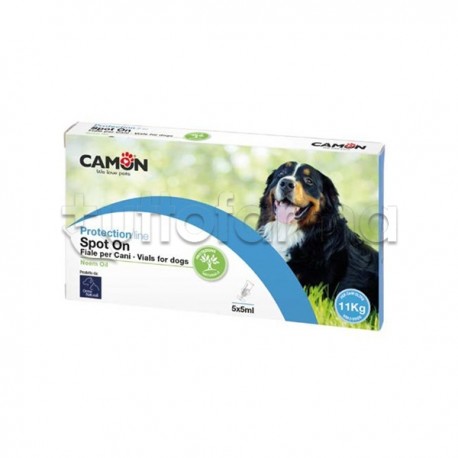 Camon Protection Spot On Antiparassitario Veterinario per Cani Oltre 10Kg 5 Fiale