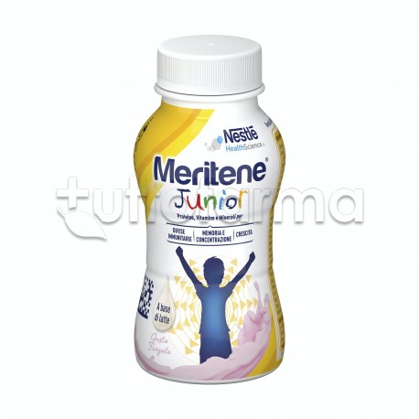 Nestlè Meritene Junior Integratore Vitaminico Gusto Fragola 200ml Nestlè Meritene Junior Integratore Vitaminico Gusto Fragola 200ml