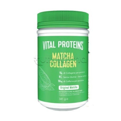 Nestlè Vital Proteins Matcha Collagen Integratore per Stanchezza 341g