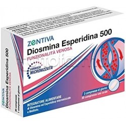 Zentiva Diosmina Esperidina 500 per Gambe Gonfie e Emorroidi 30 Compresse Zentiva Diosmina Esperidina 500 per Gambe Gonfie e Emorroidi 30 Compresse