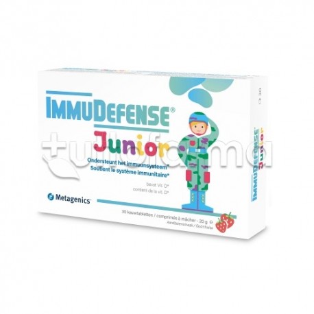 Metagenics Immudefense Junior Integratore per Difese Immunitarie Dei Bambini 30 Compresse Masticabili Metagenics Immudefense Junior Integratore per Difese Immunitarie Dei Bambini 30 Compresse Masticabili