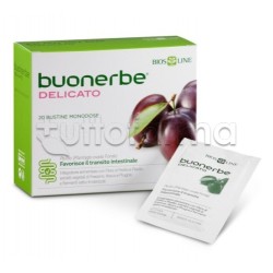 Bios Line Buonerbe Delicato Integratore per Transito Intestinale 20 Bustine Bios Line Buonerbe Delicato Integratore per Transito Intestinale 20 Bustine