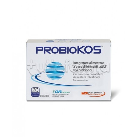 Pool Pharma Probiokos Integratore per Benessere Intestinale 20 Capsule