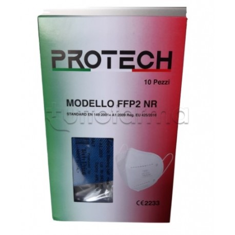 Mascherina Respiratoria Filtrante FFP2 Made in Italy Certificata CE Blu 1 Mascherina