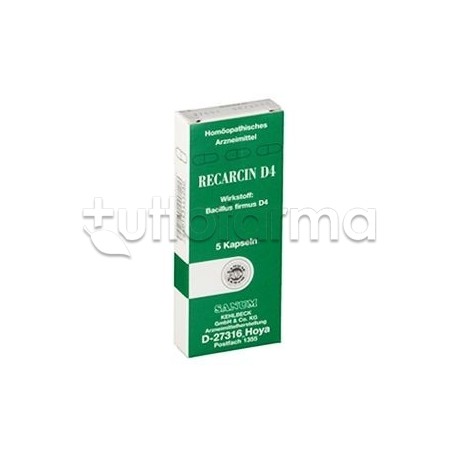 Sanum Recarcin D4 Rimedio Omeopatico 5 Capsule