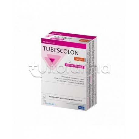 Tubes Colon Target Integratore per Disturbi Intestinali 30 Compresse