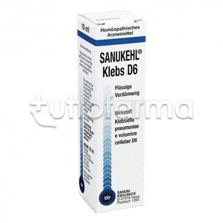 Sanum Sanukehl Klebs D6 Gocce Rimedio Omeopatico 10ml
