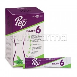 Bios Line Ultra Pep Slim 6 Integratore per Controllo del Peso Gusto The Verde 20 Stick Bios Line Ultra Pep Slim 6 Integratore per Controllo del Peso Gusto The Verde 20 Stick
