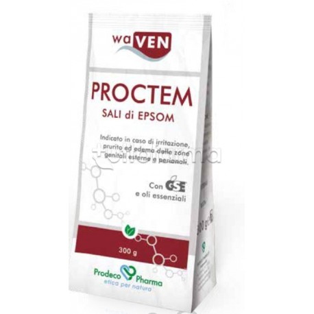 Waven Proctem Sali di Epsom per Irritazioni Intime 300g Waven Proctem Sali di Epsom per Irritazioni Intime 300g